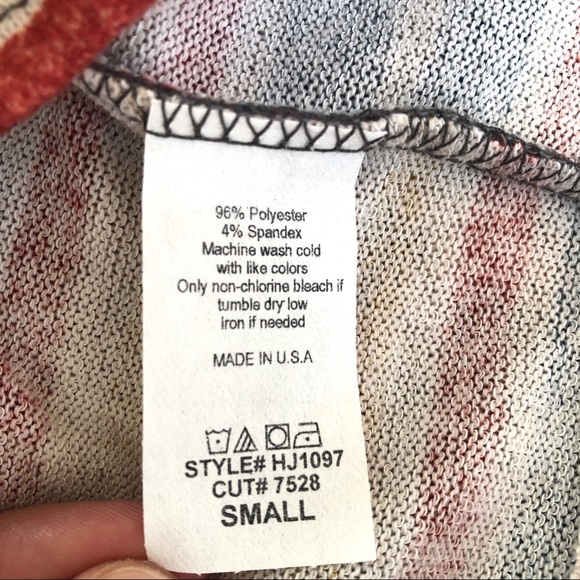 Mocha Striped Long Sleeve Cardigan Size S - Picture 9 of 9